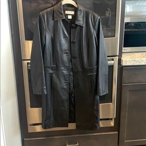 Preston and York Leather Coat